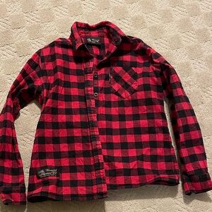 The Vermont Flannel Co Small Red Buffalo Button Down Shirt